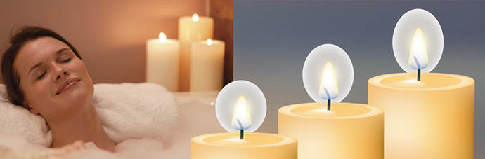 LED-MagiCandles®, Deze kaarsen hebben realistische ‘vlammen', zonder rook, druipen en gevaar