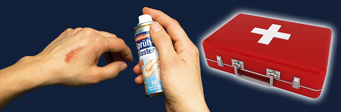 CareSpray®, Kleine wondjes en kwetsuren herstellen sneller met de handige Spraycure®