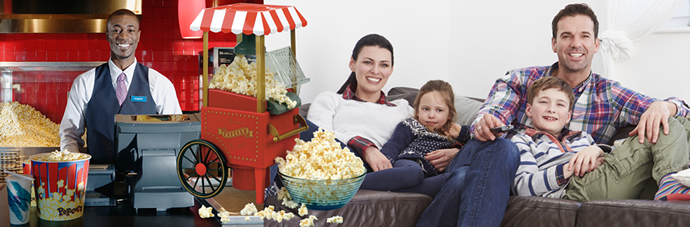 Classic PopcornCar®, Met de Classic PopcornCar® maakt u thuis heerlijke popcorn als in de bioscoop