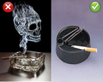 SmokeLess® asbak, mooi & gezond, gezonder leven, SmokeLess® asbak lost het rookprobleem op voor rokers en niet-rokers