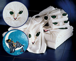 Luxe Handdoekset Charming Cats, comfortsenior, huis & comfort, Originele 100% katoenen handdoeksets voor een sensationele prijs