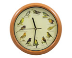 BirdClock, nieuw!, De originele BirdClock speelt ieder uur het gezang van een andere vogel