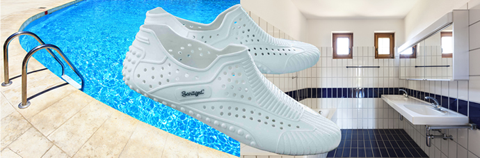 WetShoes®, Kies voor veiligheid en hygiëne in uw tuin, bij het zwembad en op de camping