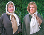 Capuchon sjaal, comfortsenior, mode & accessoires, Met deze reversibele fleece capuchon sjaal trotseert u de winter