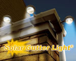 SolarGutterLights® set van 3, exclusieve merken, SolarMagic®, Buitenverlichting voor uw gemak en uw veiligheid: Solar GutterLight®